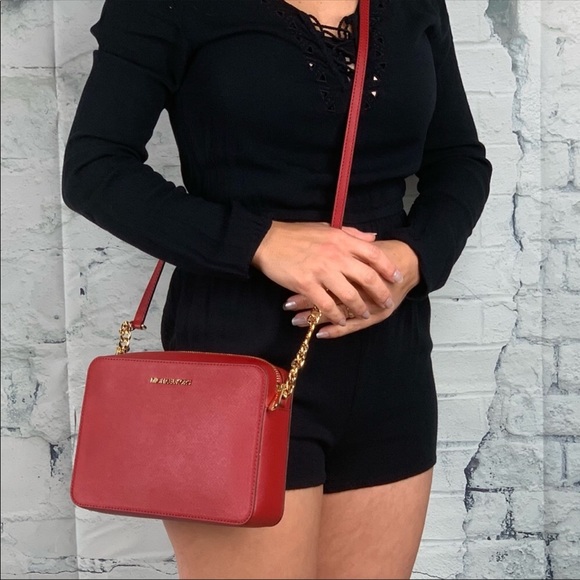 NWT Michael Kors Jet Set item crossbody messenger - Picture 2 of 8